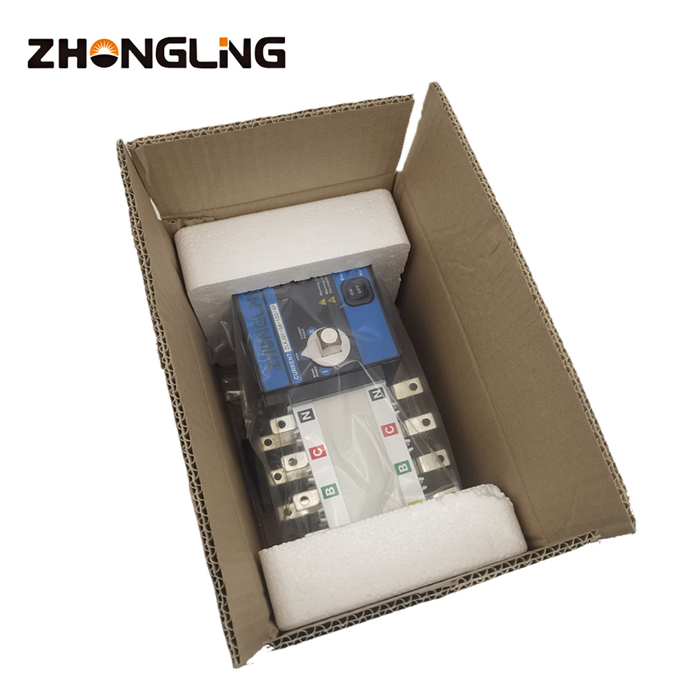 Electric transfer switch 100A for ZGHONGLING generator automatic Change over Switches ATS Switch  for diesel genset