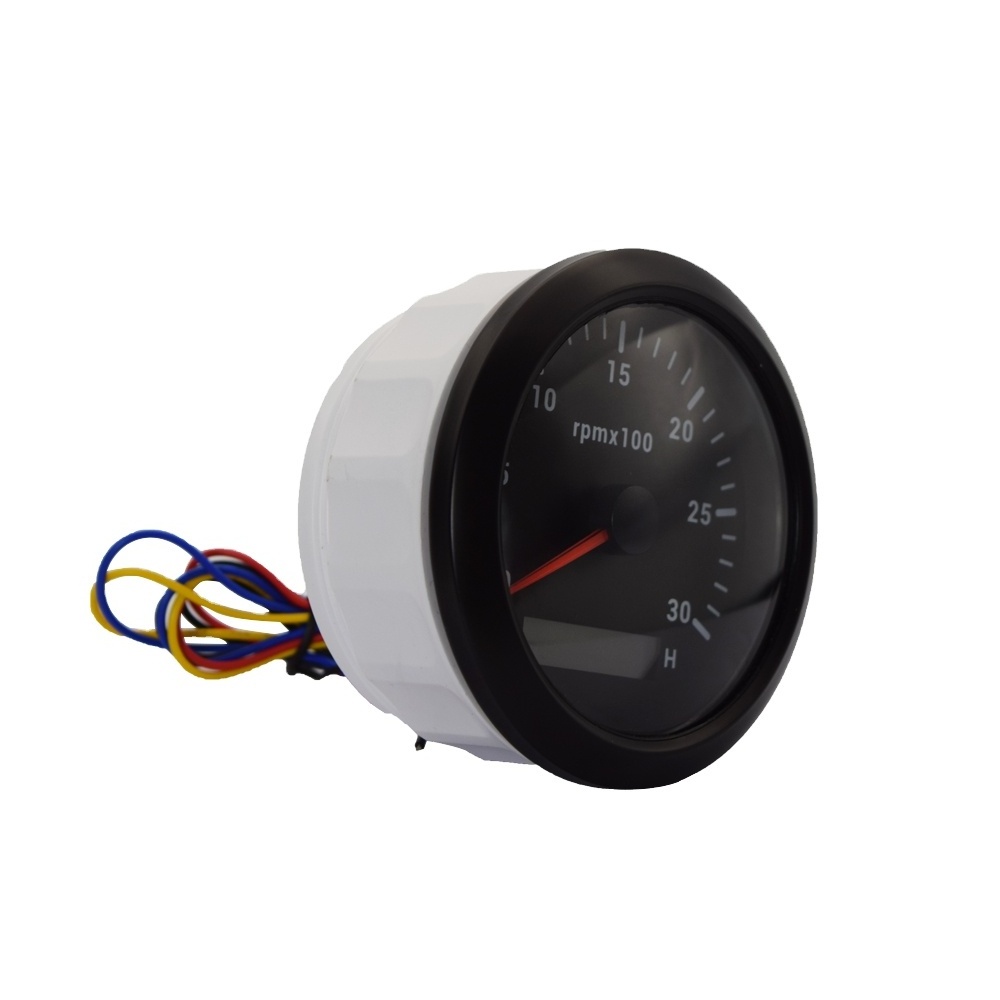 RPM Gauge 12V 24V VDO tachometer 98mm Fuel Level / Oil Pressure / Water Temperature Gauge coulombmeter Diesel Engine  gauges