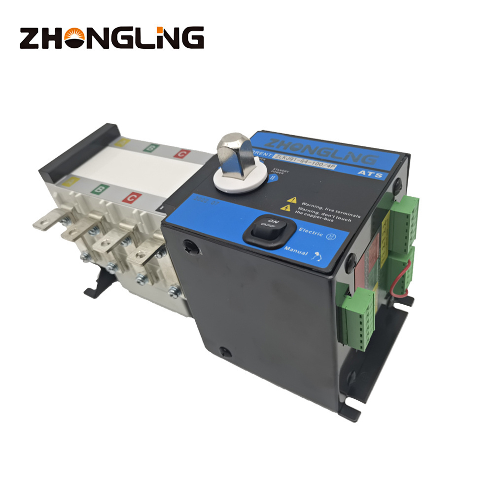 Electronic ATS Switches ZHONGLING Generator ATS Switch 250A  engine parts for diesel genset