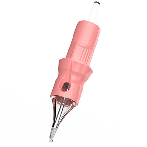 NEW Dragonhawk tattoo cartridge Pink for tattoo and MAKE UP Round Shader