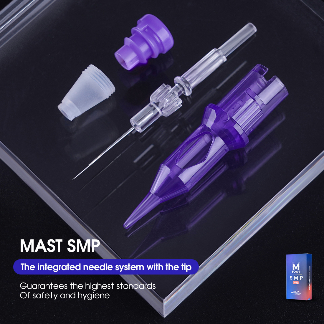 NEW Disposable High Quality Wholesale Tattoo Mast pro SMP Cartridge Needles 0401RL 0403RL Mast pro