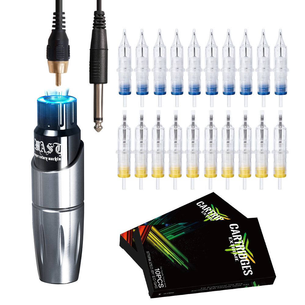 Free Shipping Dragonhawk High Quality  Tattoo Pen + Free Gifts of Cartridge needle