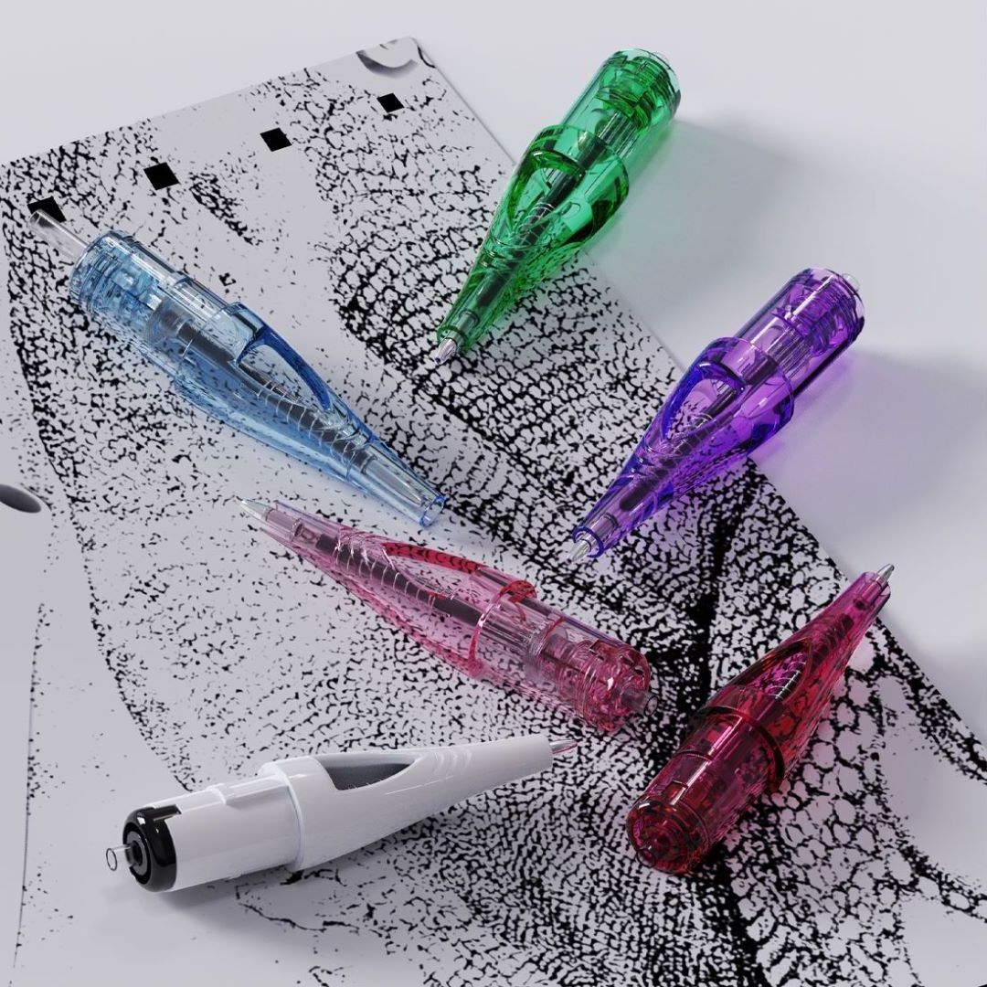 Dragonhawk Promotion High Quality Plastic Ballpoint Pen with Ink  Tattoo Cartridge