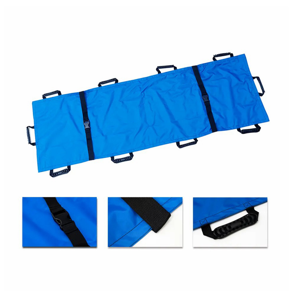 Emergency Rescue Carry Sheet Soft Stretcher with 10 Handles Accept Customized Logo