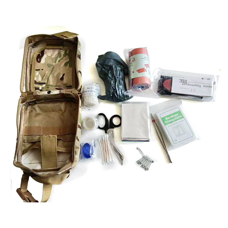 IFAK Customized Tactical Individual First Aid Kit Survival Trauma Kit for Outdoor Tactical Bag