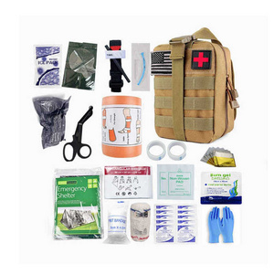 IFAK Customized Tactical Individual First Aid Kit Survival Trauma Kit for Outdoor Tactical Bag