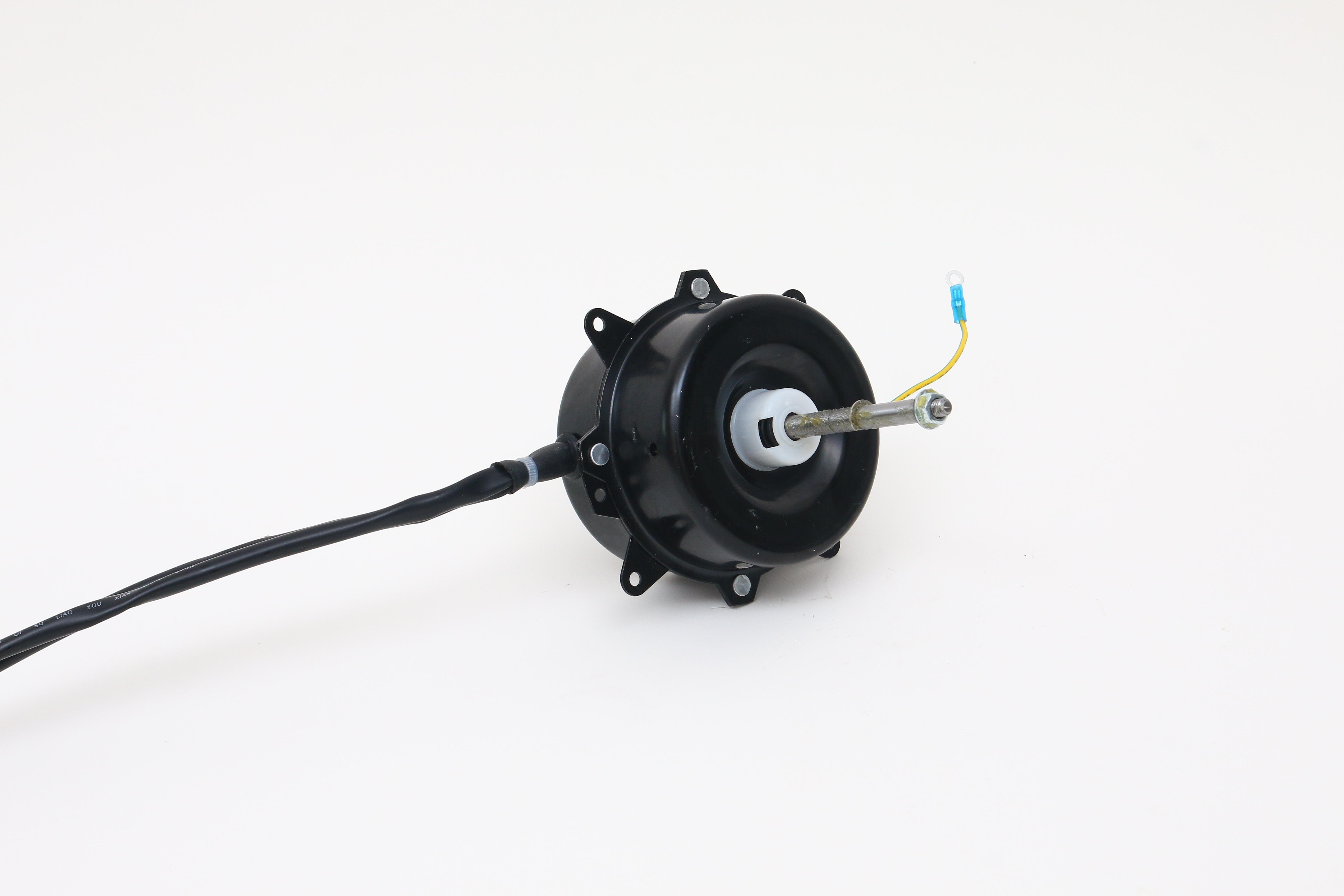 Long Shaft Black Copper Winding Single Speed  Electric Fan Motor