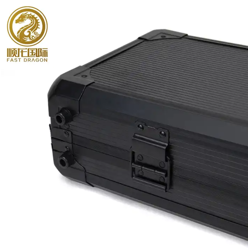 300 500 back aluminum case for 40 43mm poker chips empty box without poker chips for storage chip and casino accessories