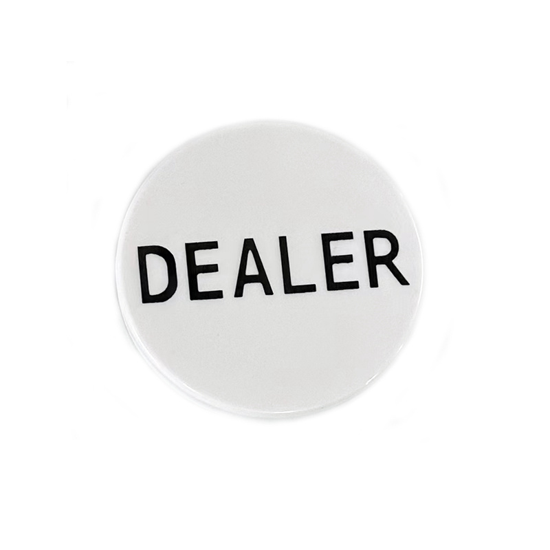 HOT SALE 3PCS/SET  Round Dealer Chip Texas Poker Chip Sets SMALL BLIND/BIG BLIND/DEALER Plastic Buttons