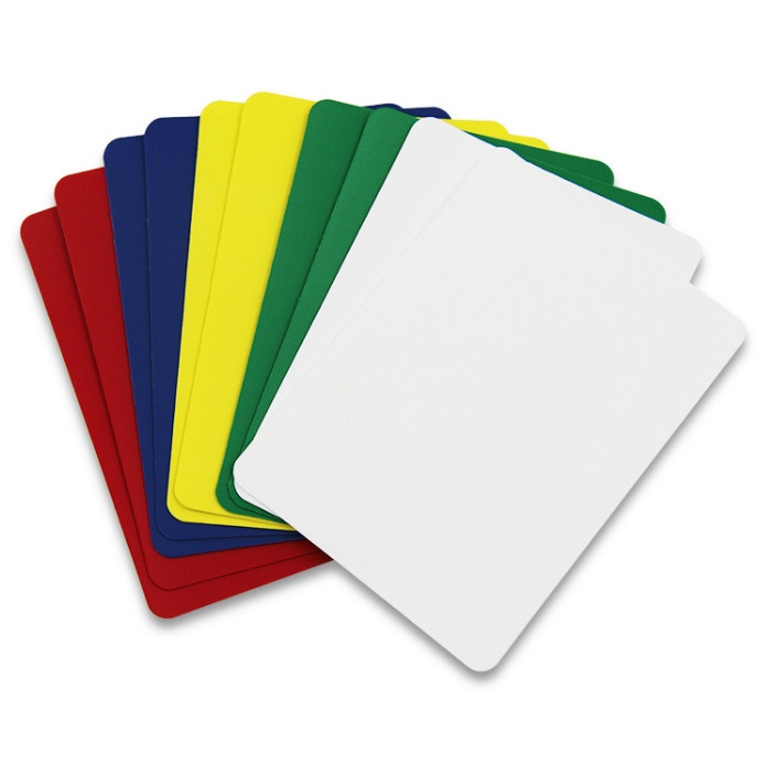 Multi-color waterproof poker cut card combinations