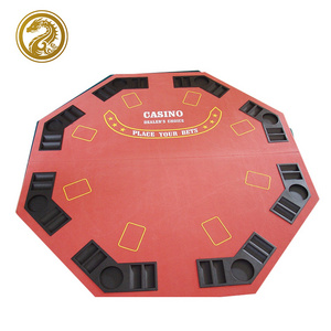 Deluxe Foldable Poker Card Game Table Top with Carrying Bag