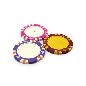 25pcs all kinds colors Ceramic Poker Chips 14g Set Clay Casino Coins 40mm Coin Poker Chips