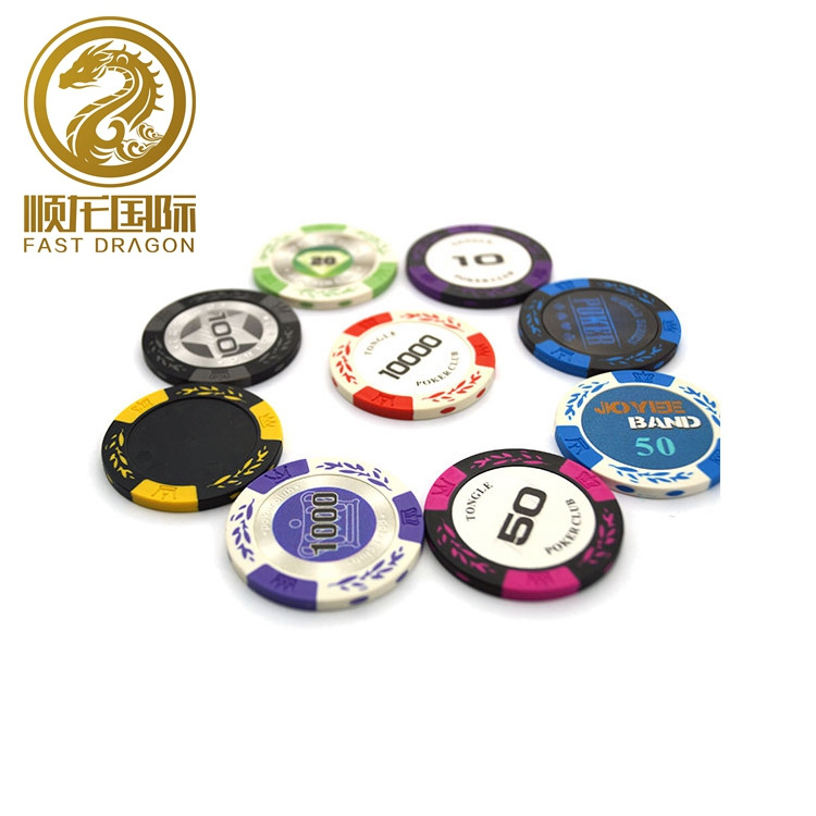 Design High Quality Poker Chips 13.5 Clay Abs Casino Chips Texas Hold'Em Poker Wholesale Poker Chips