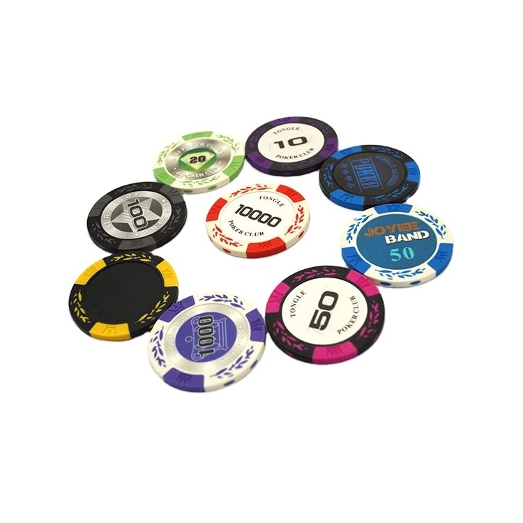 Design High Quality Poker Chips 13.5 Clay Abs Casino Chips Texas Hold'Em Poker Wholesale Poker Chips