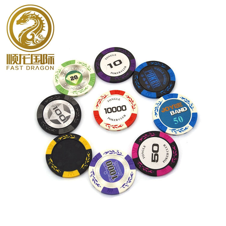 Design High Quality Poker Chips 13.5 Clay Abs Casino Chips Texas Hold'Em Poker Wholesale Poker Chips