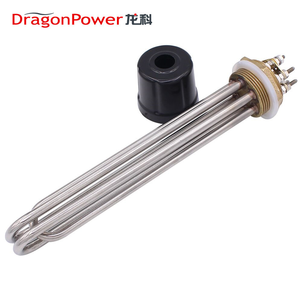 Electric heating element 3 phase immersion heater for oil/water/acid