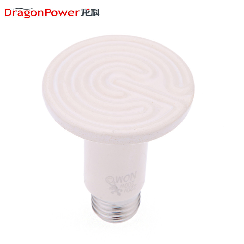 Electric Pet Heating Lamp Emitter for Heating/chicken Coops/brooding Light Bulbs Infrared Ceramic