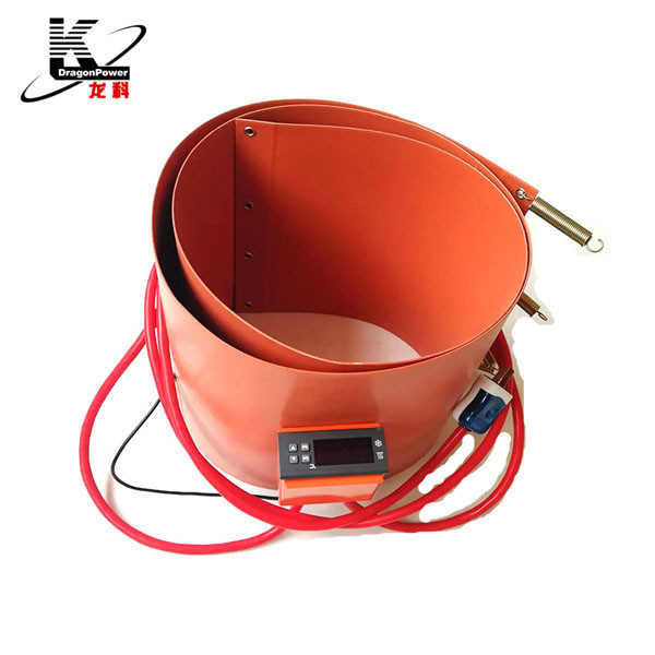 Metal Drum Silicone Pail Heater Adjustable Thermostat