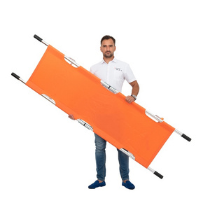 Emergency canvas stretcher emergency folding stretcher to transfer patient