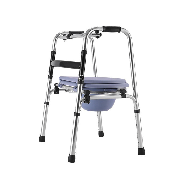 Cheap Price Multifunctional Walking Aid Stainless Steel Adjustable Height Walking Walker For Elderly