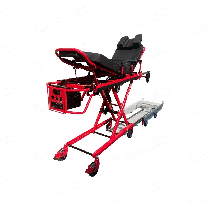 Hospital Heavy Duty Electric Automatic Lift Ambulance Stretcher Medical Ambulance Patient Transportation Stretcher