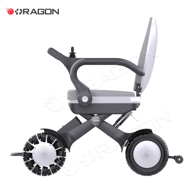 Dragon X-Folding Intelligent Electric Wheelchair Travel Automatic Folding 4 Wheel Electric Mobility Scooter