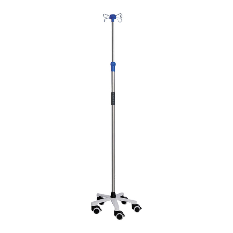 Adjustable Infusion Stand IV Drip Stand Medical Stainless Steel Infusion Pole Removable IV Pole Holder Height