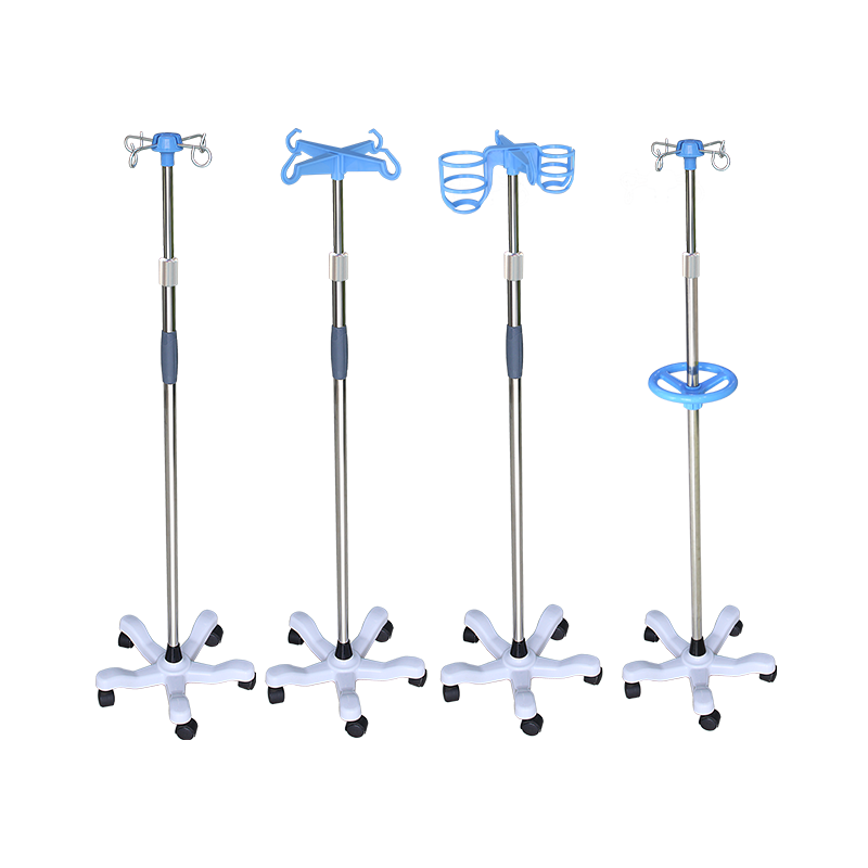 Hospital Furniture IV Pole Medical Infusion Stand Height adjustable IV Drip Stand