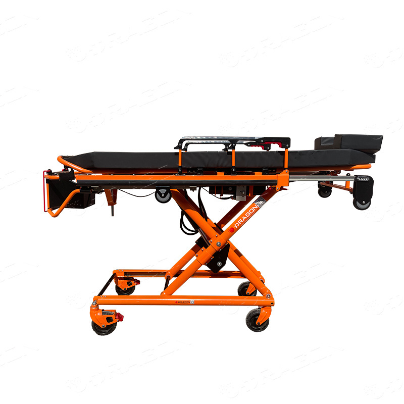 Medical Power Automatic Loading Ambulance Stretcher Transport Emergency Ambulance Stretcher Bed