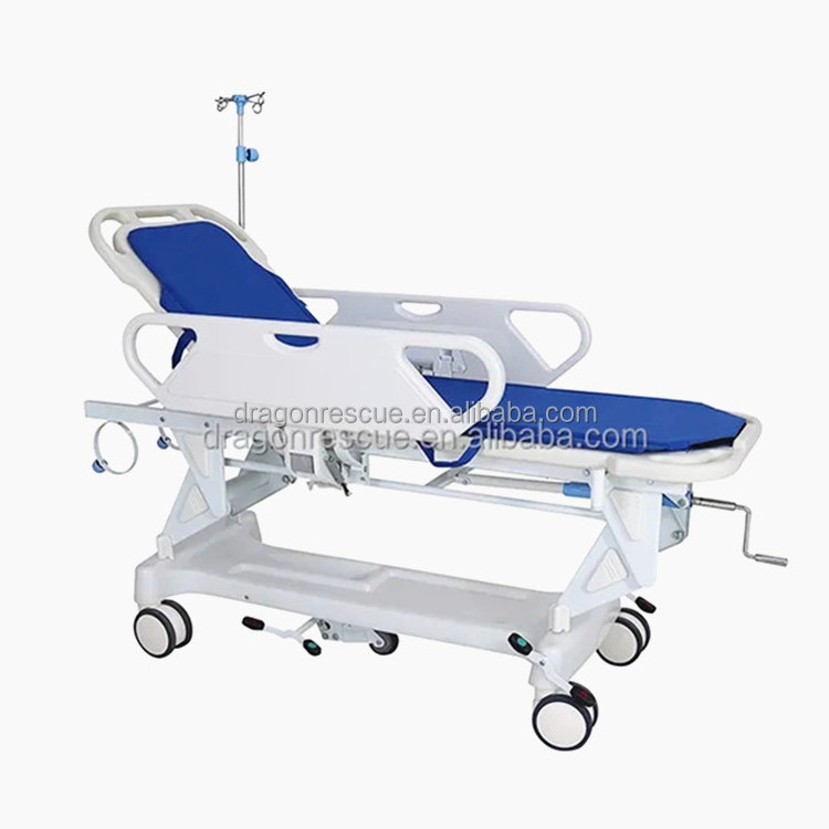 Factory Wholesale Medical Transport Stretcher Transfer Trolley Hospital Bed For Emergency