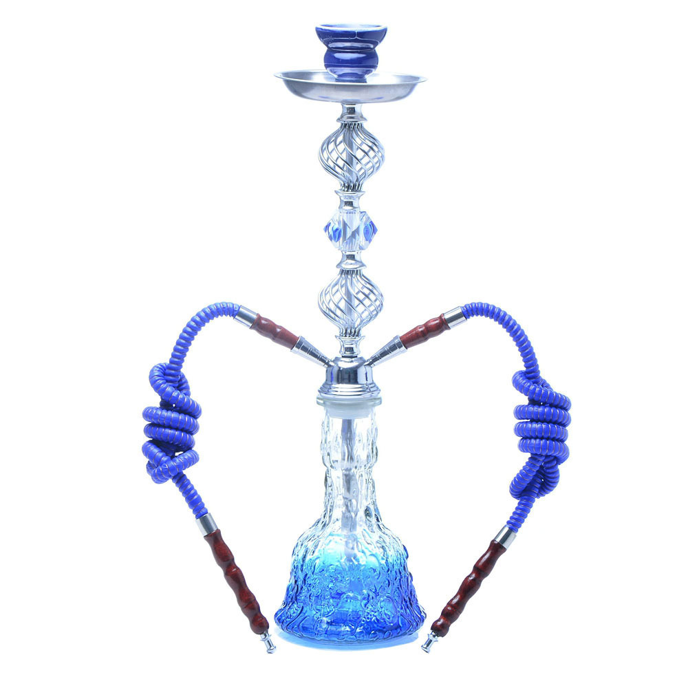 Factory Directly Sales Glass Arabic Traditional Shisha Smoking Accessories One Two Hose Hookah