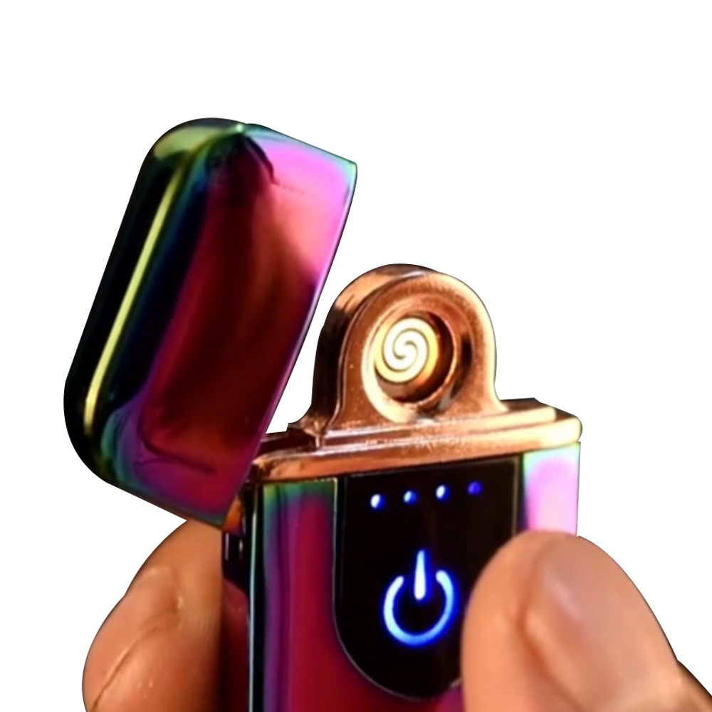 USB Charging Lighter Touch Fingerprint Inductive Windproof Electronic Promotion Wholesale Lighter