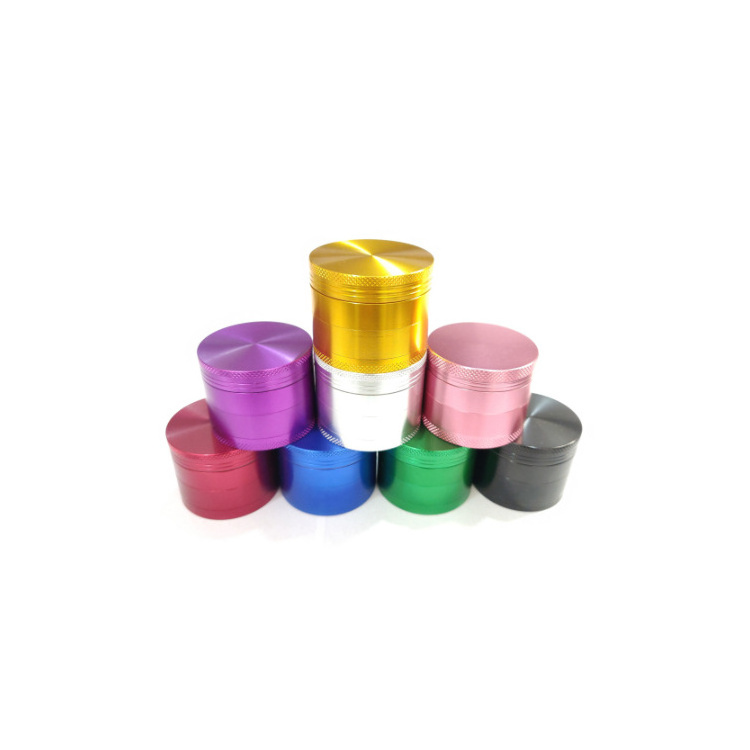 Small 40mm 50mm 55mm 63mm Herb Grinder Smoking Accessories Custom Logo Metal Herb Grinder