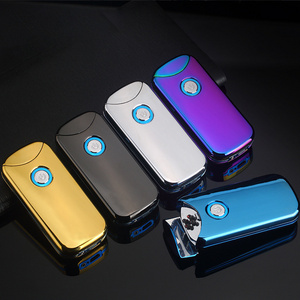 Cheap price Customize New Usb Rechargeable Lighter Touch Electronic Cigarette Lighters Small Charging Electric Lighter