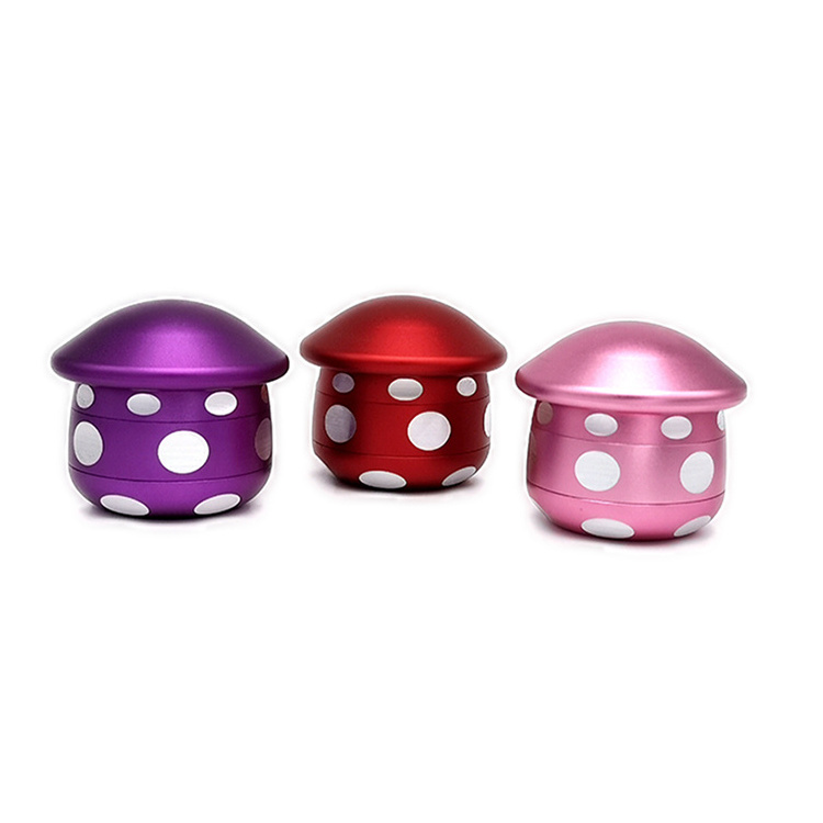 Wholesale Hot Selling New Design Girly Mushroom Grinder Metal Tobacco Crusher New Herb Grinder For Smoking