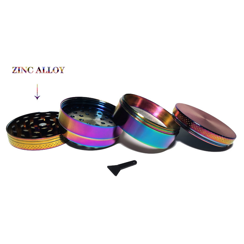 New 4 Layers Dry Herb Grinders  Smoking Tobacco Leaf Grinder Machine