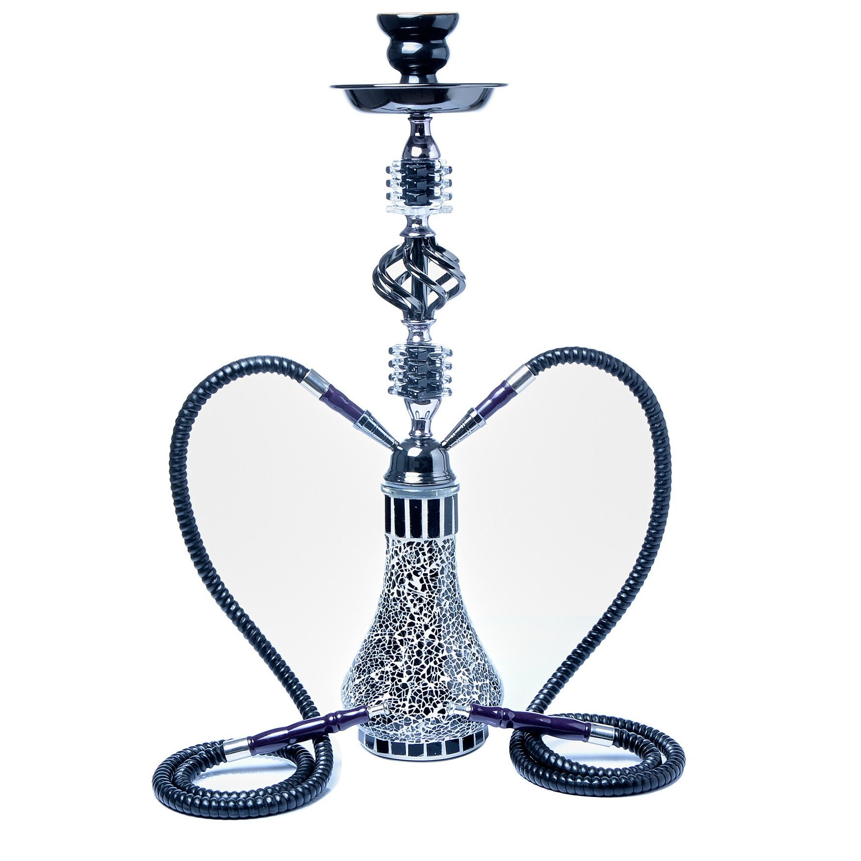 Hot Selling Arabic Glass Hookah Complete Accessories Set Medium Size Animal Elephant Shisha