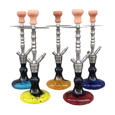 Factory Directly Sales Glass Arab Traditional Shisha Smoking Accessories One Two Hose Hookah