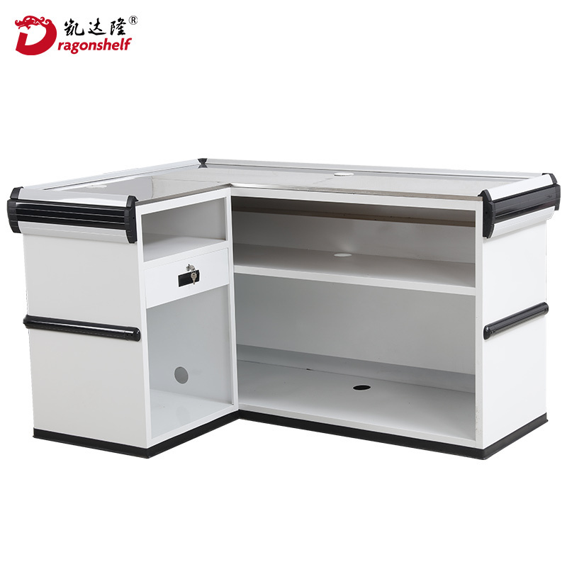 Dragonshelf Convenience Store high quality Retail checkout counter supermarket electric boutique cashier counter