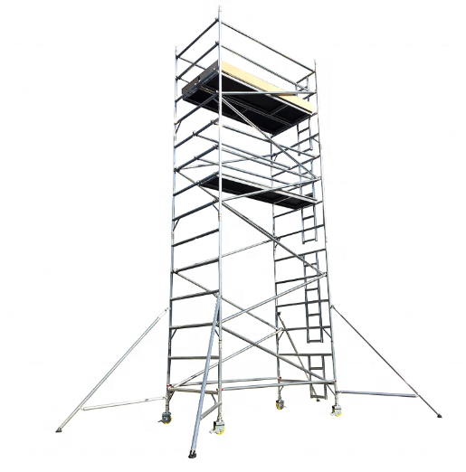 Dragonstage scaffold belt climbing frame attached electric lifting scaffold makita scaffolding