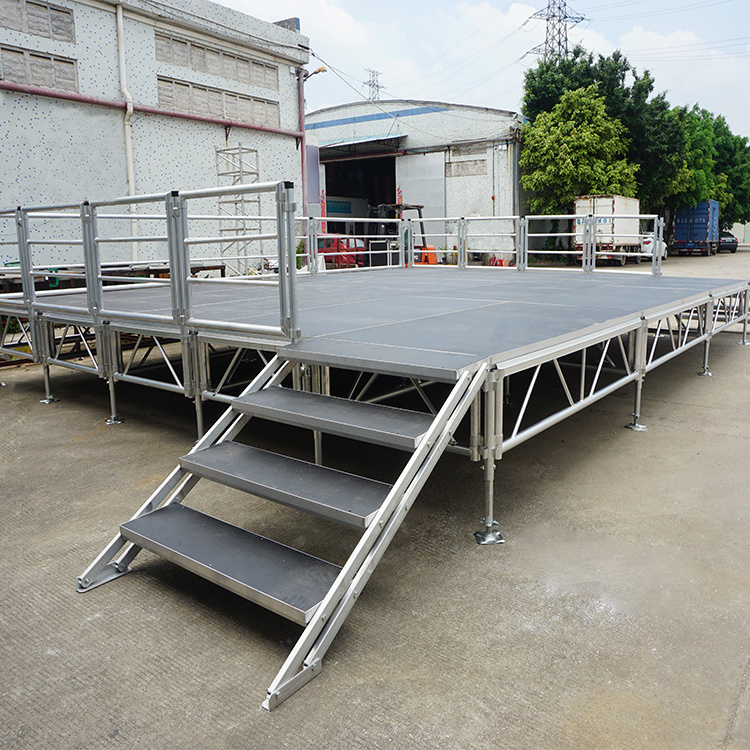 Dragonstage  aluminum stage used stage deck for sale waterproof aluminum decking