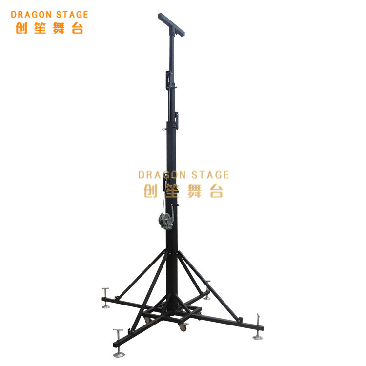 Dragonstage Lighting Truss Lift Tower Line Array Crank Speaker Tower