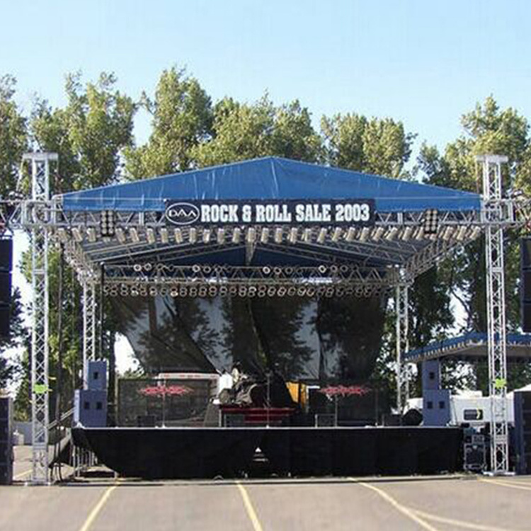 Dragonstage TUV certified plywood portable mobile stage trailer