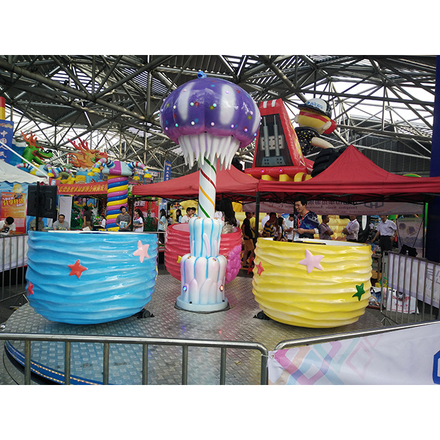 Amusement park rides coffee cup ride for sale tea cup park equipment fantasy coffee cups carousel ride part