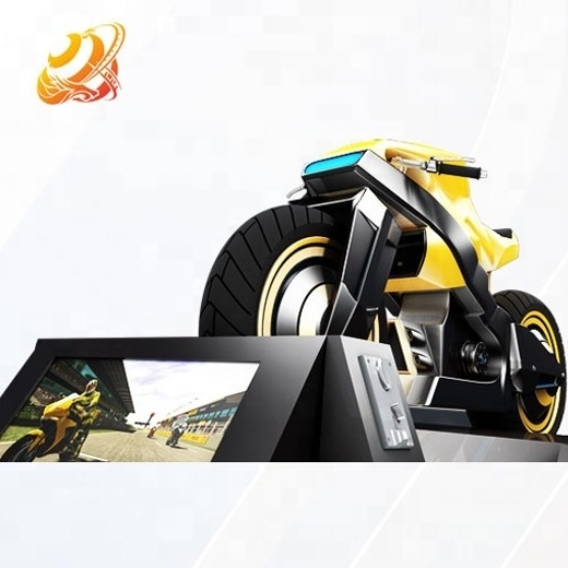 Real Experience VR Moto Game Virtual Reality Motorbike Simulator With High Resolution