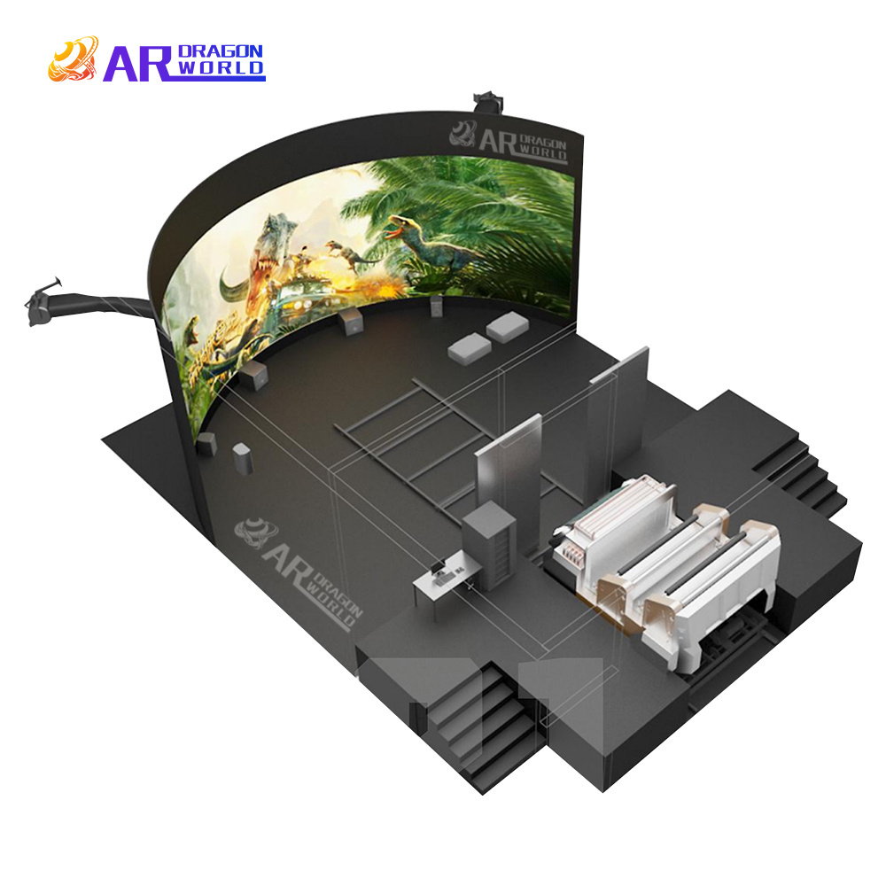 Virtual Reality Amusement Park 3D Rides Indoor Immersive 3D Ride Vr 5D 9D Dynamic Mobile Orbit Theater Motion Cinema