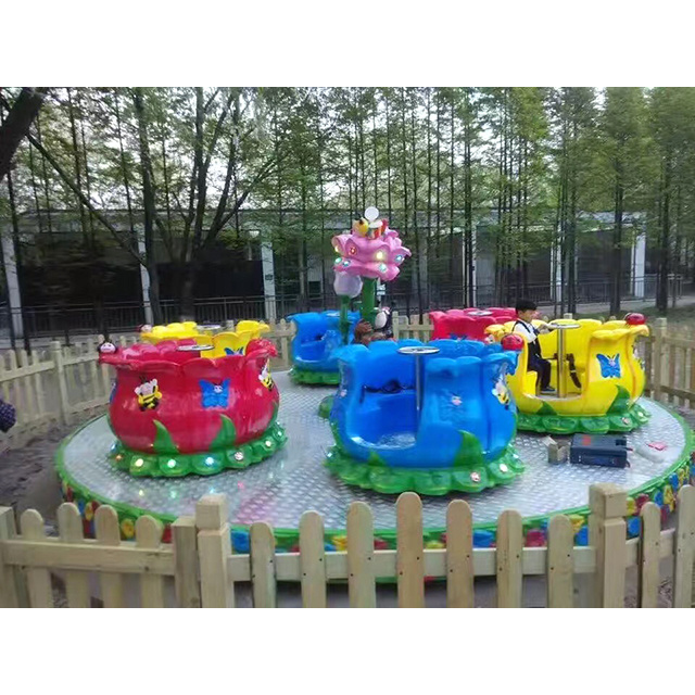 Amusement park rides coffee cup ride for sale tea cup park equipment fantasy coffee cups carousel ride part