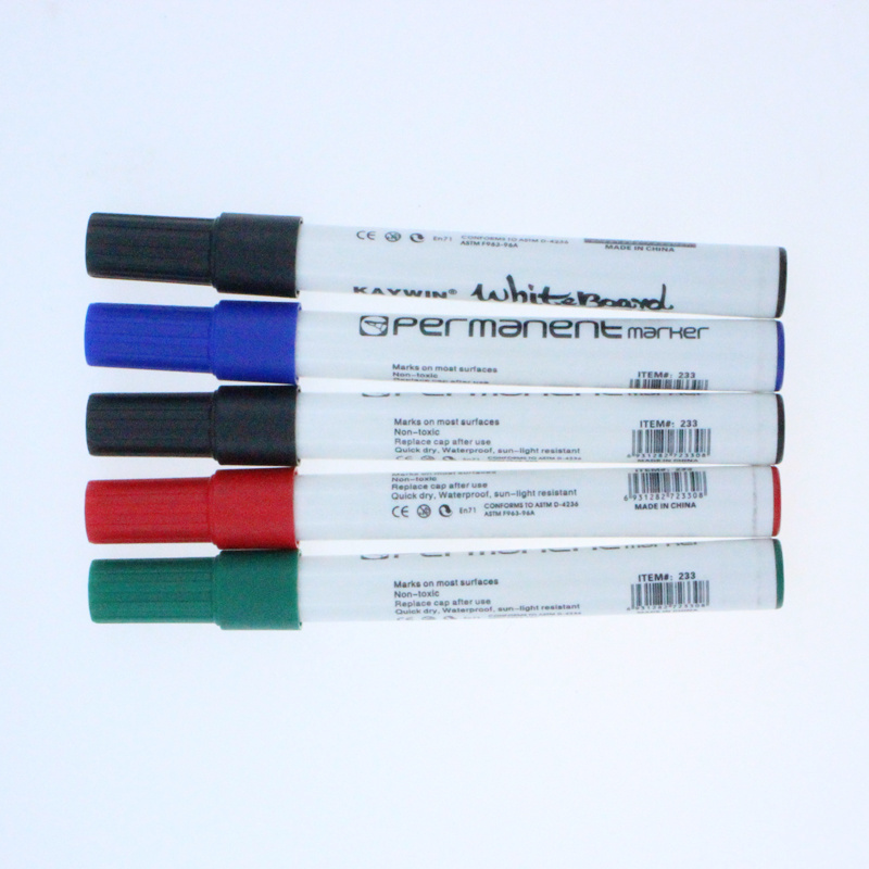 Wholesale safe thick head waterproof whiteboard permanent marker pens sketching school pencil set