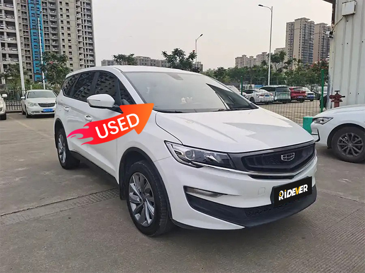 Ridever Second Hand Electric Plug-In Hybrid Vehicle Geely Jiaji 2Wd 6 Seats Mpv China Cheap Used Cars