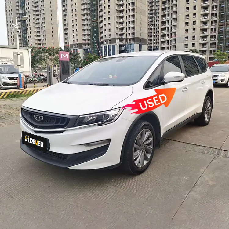 Ridever Second Hand Electric Plug-In Hybrid Vehicle Geely Jiaji 2Wd 6 Seats Mpv China Cheap Used Cars